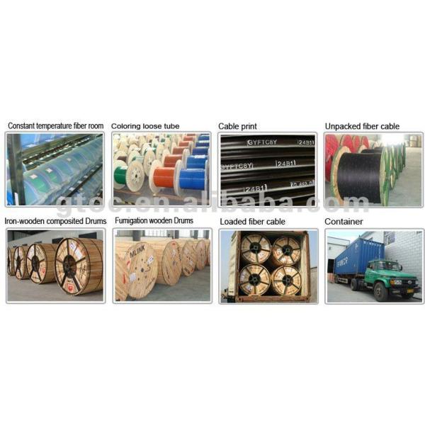 Multimode outdoor 6 core fiber optic cable GYTY53