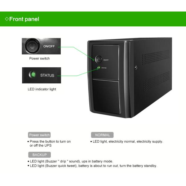 2KVA Modified Sine Wave PWM UPS