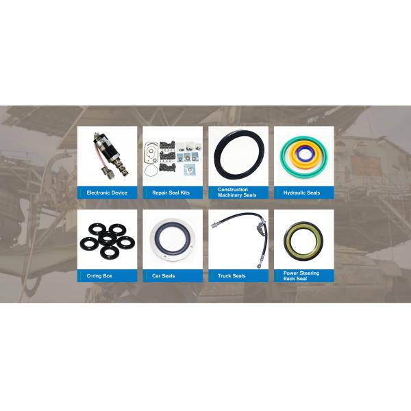H780 Double Acting Piston Compact Seal Hallite Rubber PTFE Material