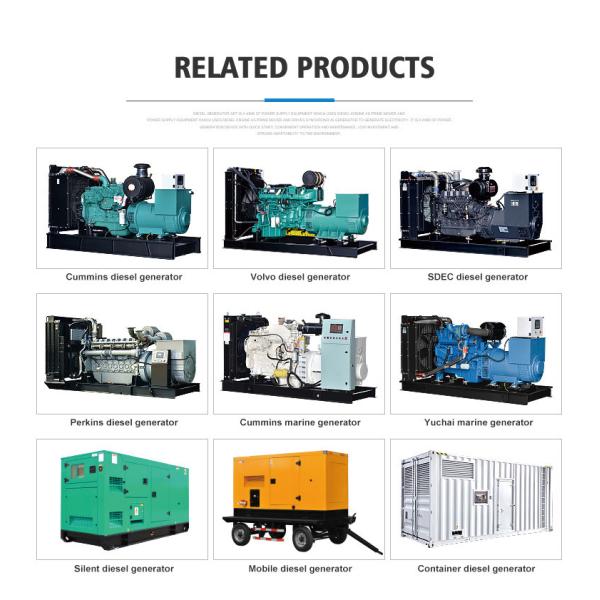 IP23 Automatic Quiet Diesel Generator Water Cooling Soundproof