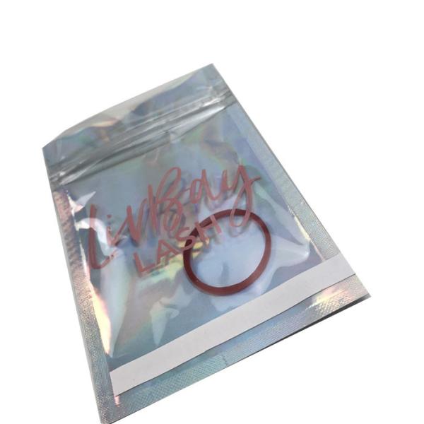 Clear Front CYMK Laminated Holographic Pouch