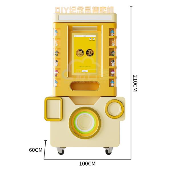 High Capacity Token Souvenir Cion Personal Maker Vending Machine Payment Method Cash Or Credit Card Capacity 100 Items