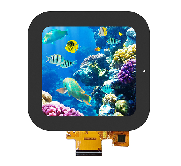 4 Inch Square 480x480 Dots PCAP Capacitive Touch TFT Display With RGB+SPI Interface