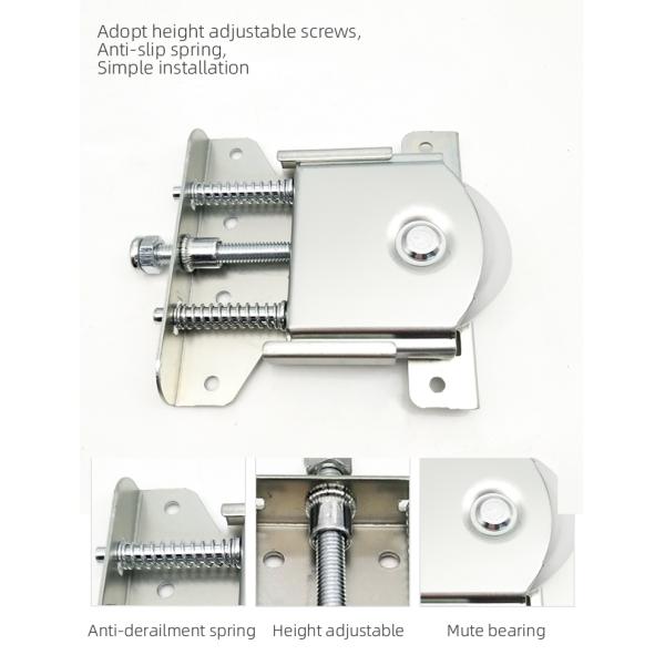 Multifunctional Wardrobe Sliding Door Roller Wheels for Modern Design Style Furniture