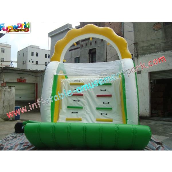 Customized Outdoor Inflatable Water Slides With Pool For Backyard Use