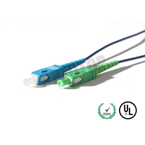 FTTH / CATV Fiber Optic Pigtail OM1 2mm With Simplex Core , SC Connector