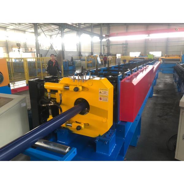 Metal Gutter Downspout Machine 10-15m/Min High Roll Forming Speed