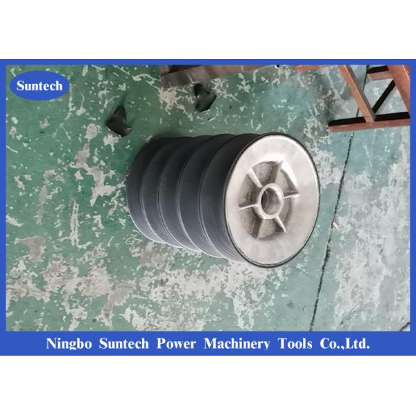 40KN Aluminum Wire Rope Conductor Pulley Block With Neoprene Lined