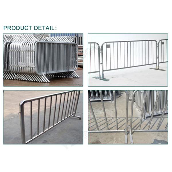 Crowd Control barriers OD35mm Tubing 37" x 8.5foot width