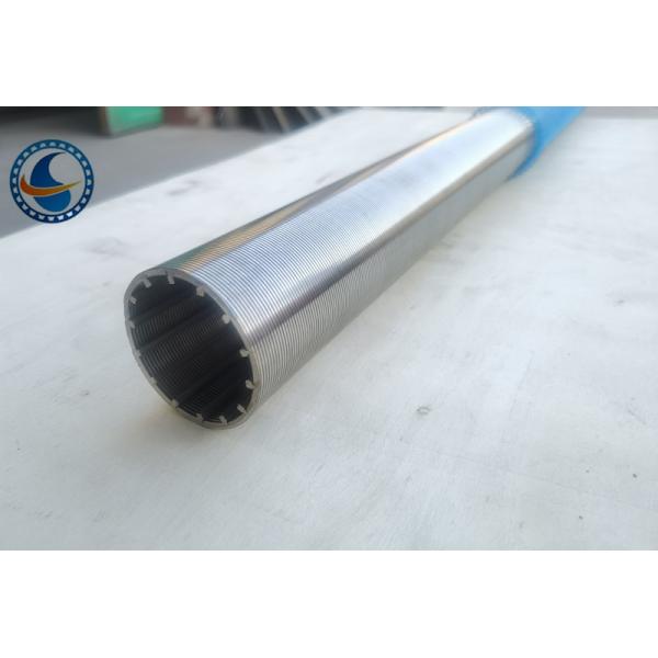 Sus Polished Wedge Wire Screen Pipe To Liquid Solids Separation
