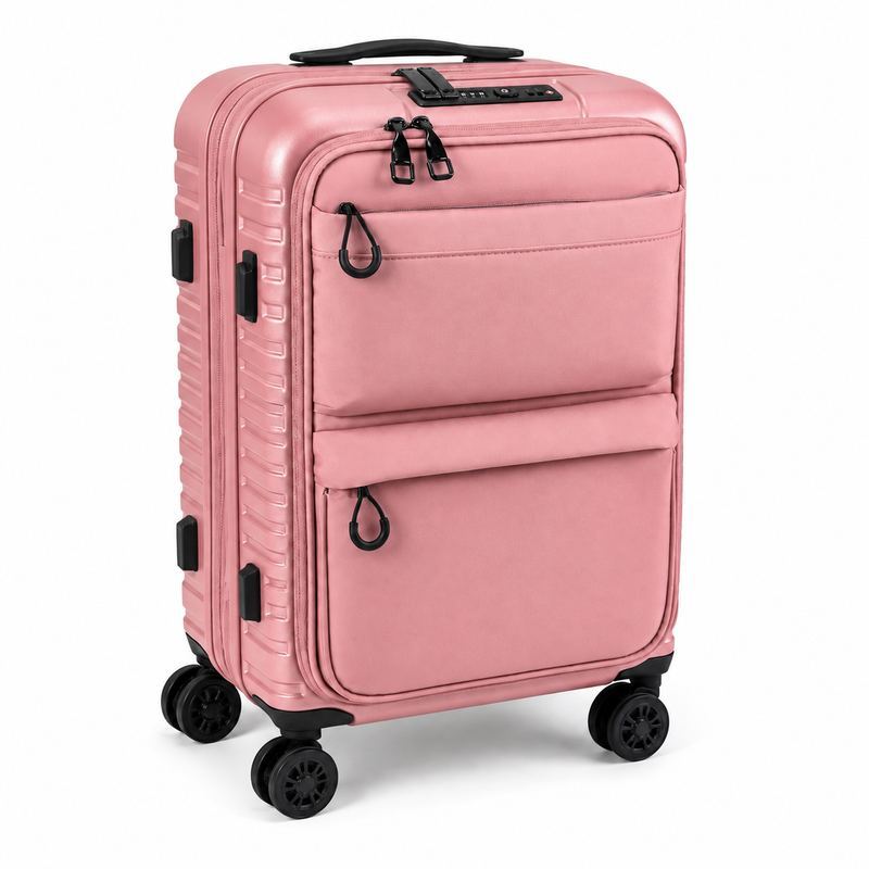 Beige suitcase