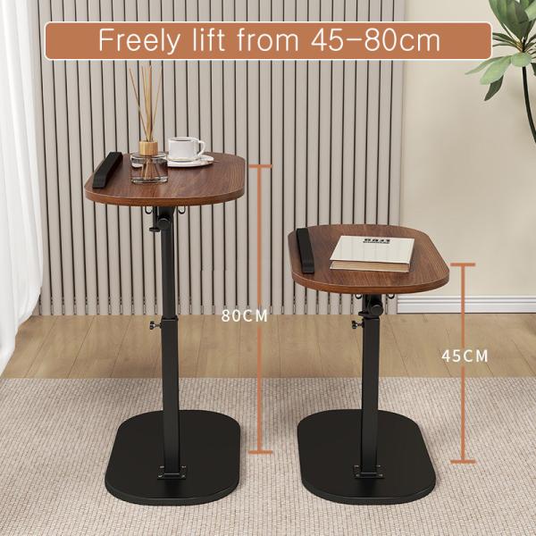 Foldable Coffee Table Mobile Laptop Flip Desk End for Simple and Practical Bedside or Sofa Side