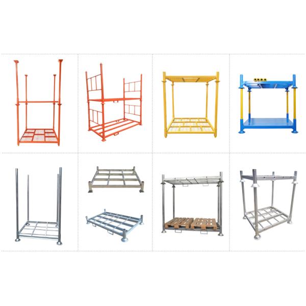 A19: Foldable Stacking rack Demountable Stacking rack for Canvas Textile Rolls Fabric Stackable Rack