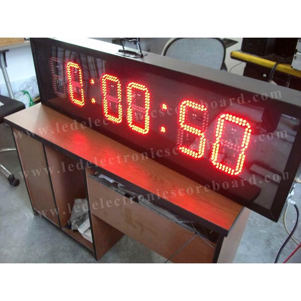 IP65 Waterproof Led Countdown Clock Days Hours Minutes Seconds Iron Cabinet