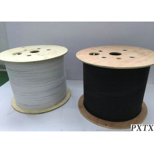 4 Core Bow Type FTTH Drop Cable , Self-Supporting Fiber Optic Cable