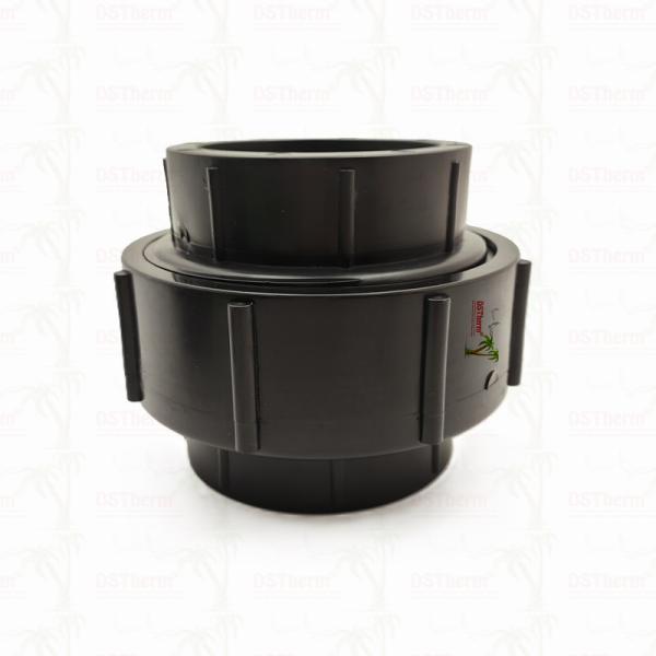 Ppr Black Plastic Union For Piping System Customizable Durability Chemical Resistance