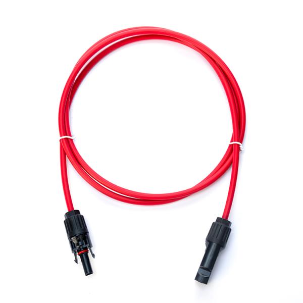 PV Solar Cable Single-core PV Cable for Solar Energy Systems Normal Sections 1C X56/0.285MM Length 100M/1roll Red Black