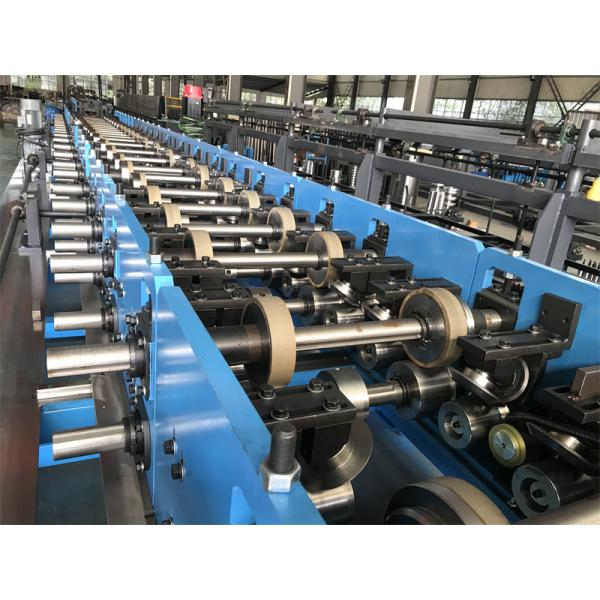 Adjustable Shelf Box Panel Roll Forming Machine 0.8mm Drive By Gearbox