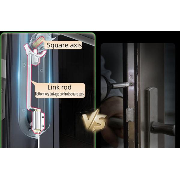Finished Painted Rfid Door Lock Commercial Bluetooth WiFi Special Card / Code / Fingerprint / APP