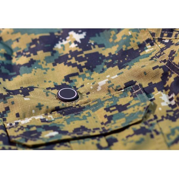 Dyed Processing Type Camouflage Padded Jacket for Winter Outdoor Adventures