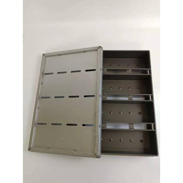 Economical 4 Strapped Non Toxic Loaf Pan Corrugated Surface