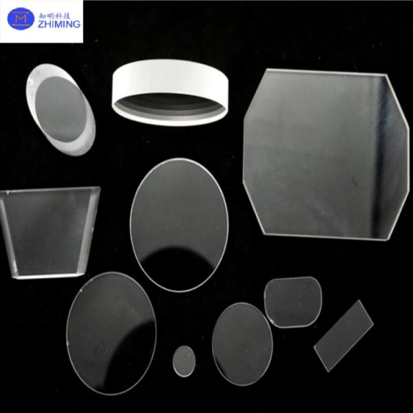 ​​Customized Irregular-shape Quartz Optical Windows JGS1 / JGS2 / BF33 Grade