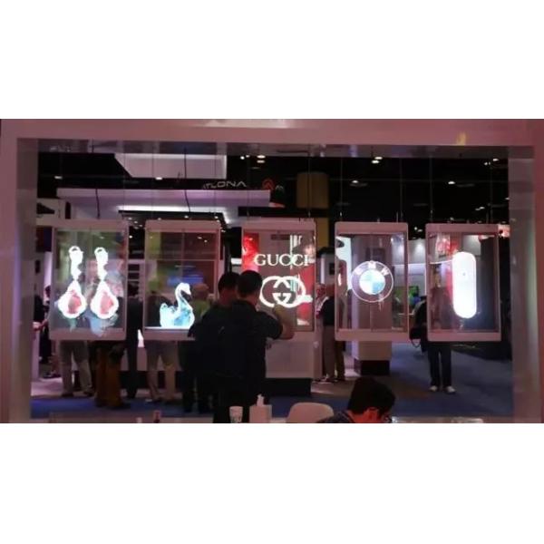 Large Glass Window Transparent LED Poster Display for Brand Store