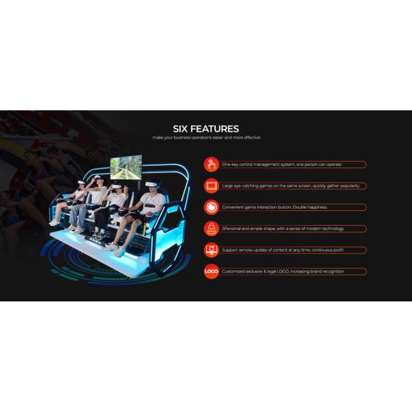 Theme Park Roller Coaster 9d Vr Simulator 4 Player Arcade Machine 9d Vr Chair Cinema