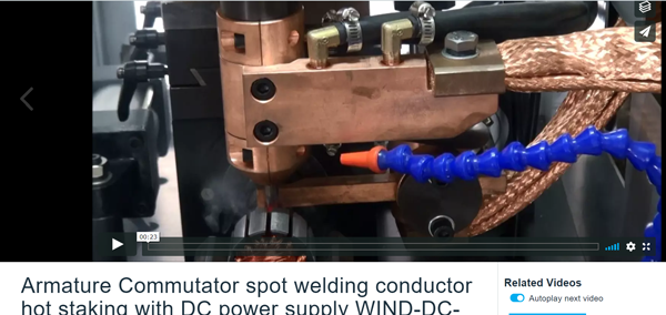 Sunroof Car Motor Commutator Fusing Machine / Hot Stacking Fusing Machine