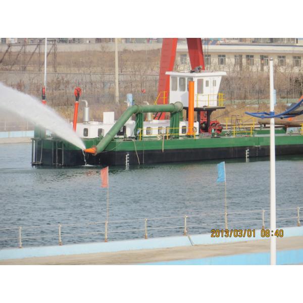 Diesel Engine Sand 350mm Cutter Suction Dredger For River Mud