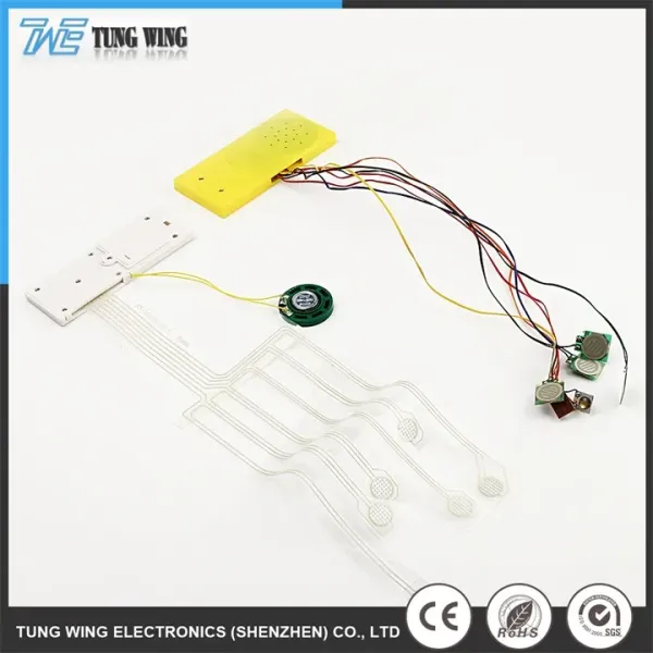 Waterproof Sound Module with Customizable Sound Duration and Replaceable Battery for Educational Toys