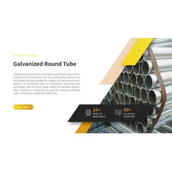 Hot Dipped Galvanized Steel Pipe Punching Processing Service Industry Standard