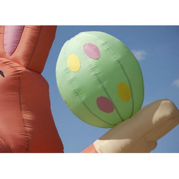 Attractive Cute Inflatable Easter Bunny , Commericial Funny Custom Made Inflatables Advertising