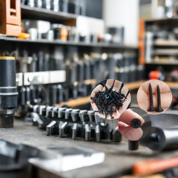 Black Gray Phosphated Fine Thread Self Tapping Drywall Screw for Drywall Installation