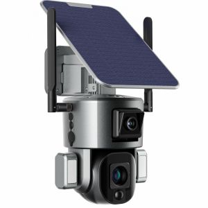 Quality 4G LTE Solar Camera Dual Linkage Motion Detection Weather Proof for sale