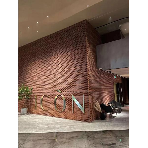 Terracotta Breeze Block Panels Architectural Wall Design Decorative Perforated Bricks