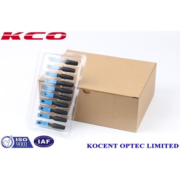 SC UPC Fast Connector for FTTH Applications with No Special Tool Reusable Design and Low Insertion Loss