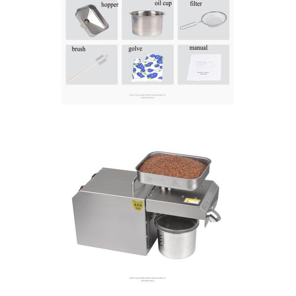Sunflower Cooking Oil Processing Machine Small Scale Oil Extraction Machine