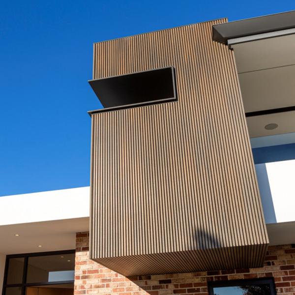 Fade Resistant Wood Plastic Composite Cladding 219 X 26 WPC Ceiling Cladding