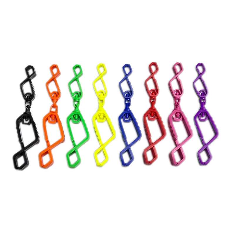 Custom Plastic Glove Clip Safety Interlock Multi-Color Plastic Glove Clip