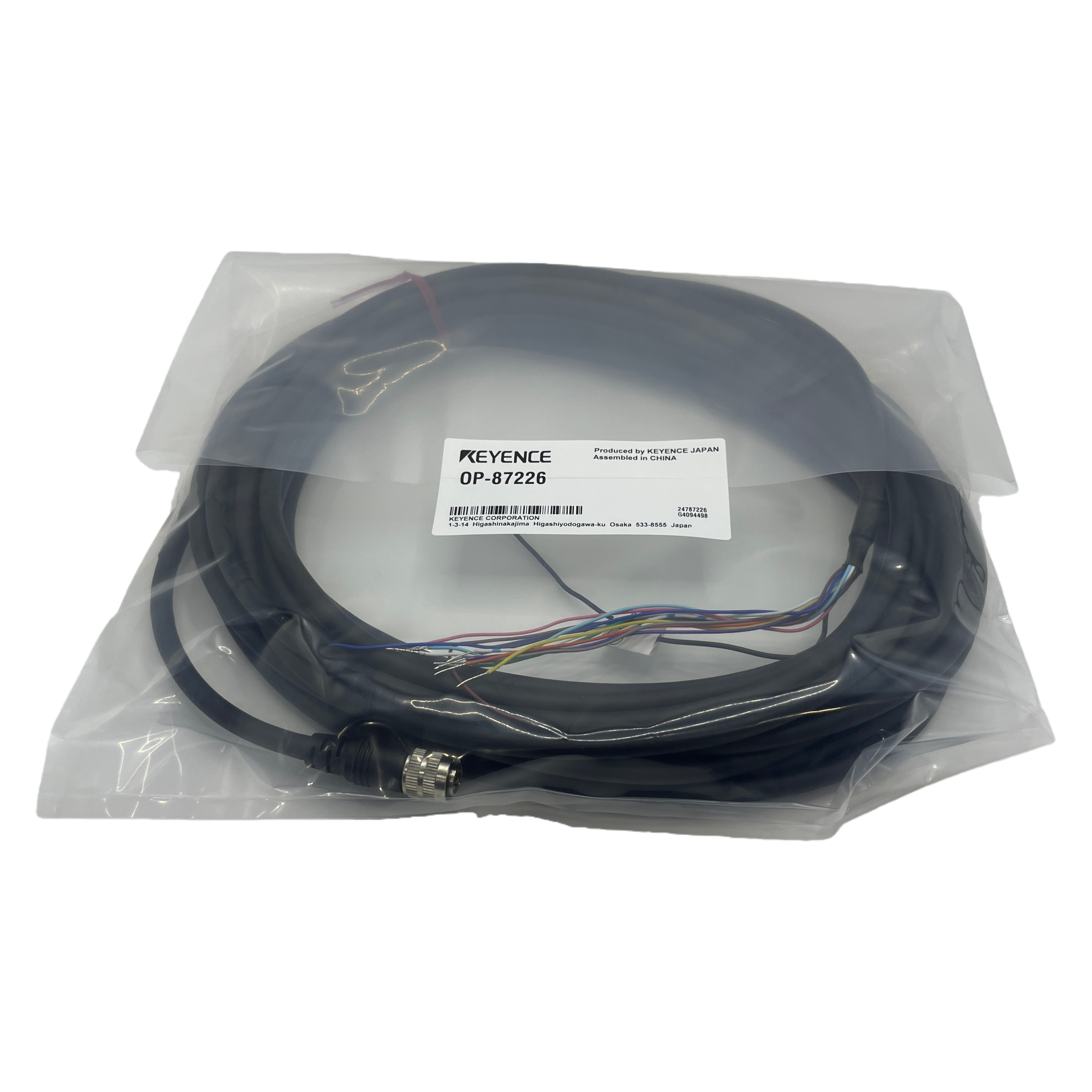 KEYENCE OP-87226 Genuine Barcode QR Code Reader Control Cable Adapt to Reading Data