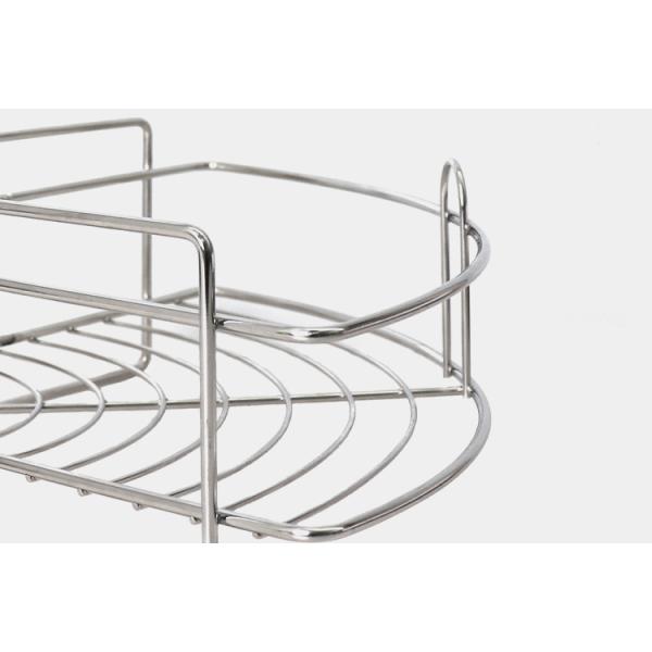 Nano WGO Corner Shower Caddy Rust Proof 10.1cm High Suction Fixed