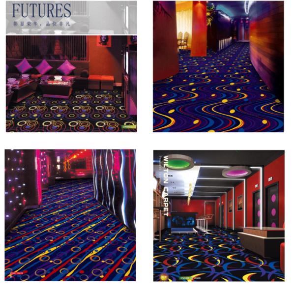 3d starry sky pattern wilton PP carpet with cheap price