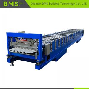 Stable Corrugated Roof Sheet Making Machine , Roof Panel Roll Forming Machine