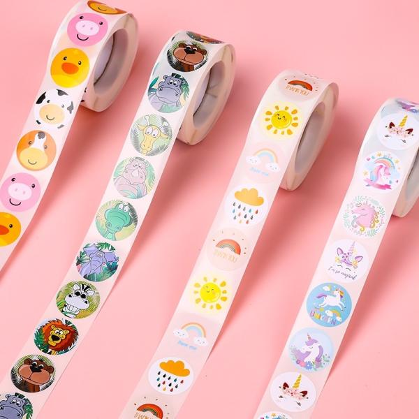 4c Offset Printing Custom Seal Sticker Label with Tear Resistant and Customized