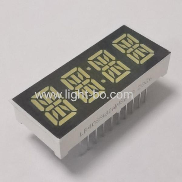 Ultra Bright White 4 digit 0.39inch Common Anode 14 Segment LED Clock Display