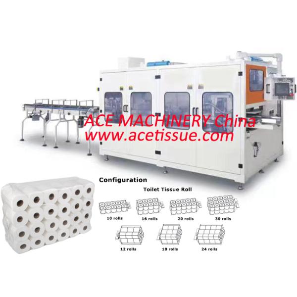 Troubleless And Labor Saving Kitchen Towel Tissue Paper Packing Machine Heavy Duty Machine Structure Up To 850mm PE Bag Dimensions With Air Hole
