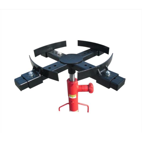 Adjustable Drain Pan Holder For Vertical Hydraulic Transmission Jacks