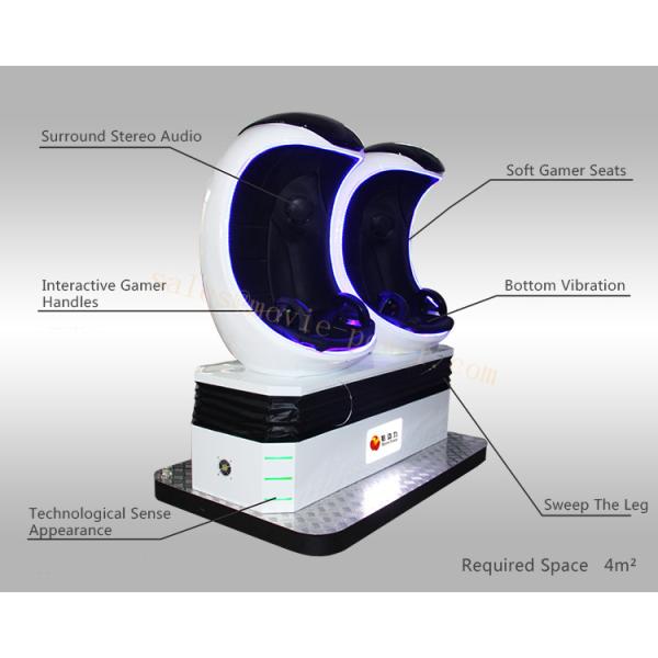 Easy Operate Interactive 9D VR Cinema 9D Virtual Reality Simulator For Game Center