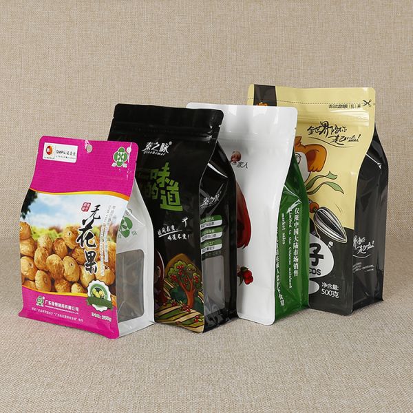 Digital Printing Moisture Proof Custom Dried Food Snack Biltong Beef Jerky Packaging Bags with Window